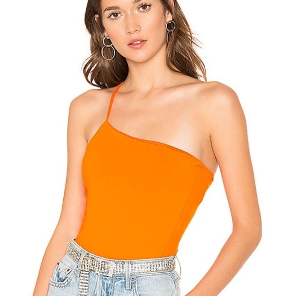 Susana Monaco Single Strap Top in Popsicle
